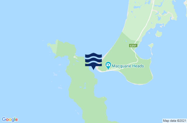 Mappa delle Getijden in Bonnet Bay, Australia