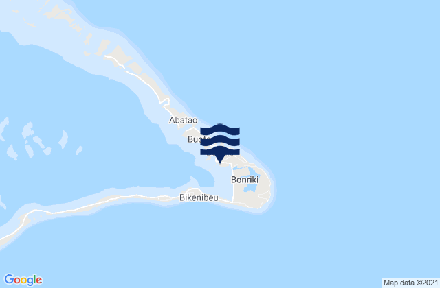Mappa delle Getijden in Bonriki Village, Kiribati