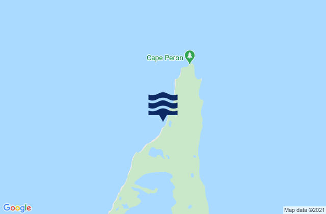Mappa delle Getijden in Bottle Beach, Australia