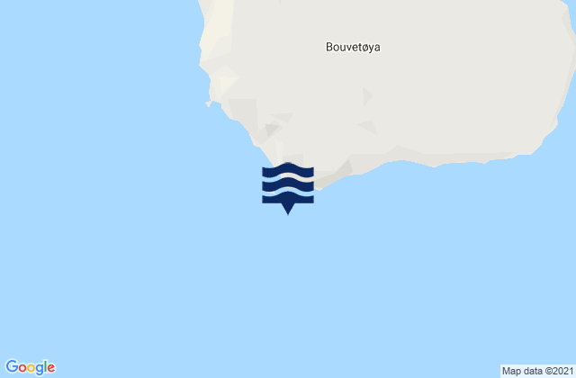 Mappa delle Getijden in Bouvet Island