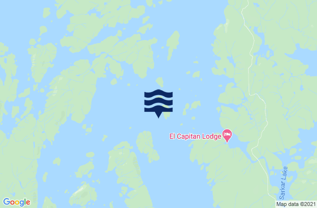 Mappa delle Getijden in Brockman Island, United States