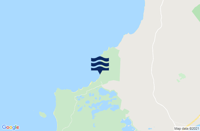 Mappa delle Getijden in Browns Beach, Australia