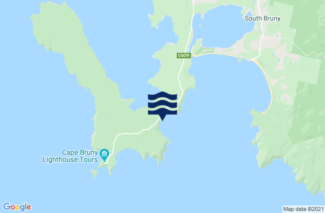 Mappa delle Getijden in Bruny Island - Mabel Bay, Australia