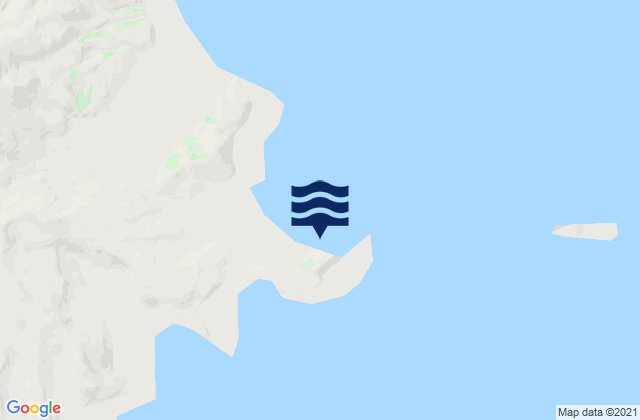 Mappa delle Getijden in Bugle Point (Great Sitkin Island), United States