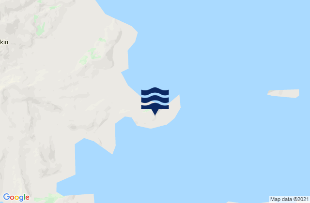 Mappa delle Getijden in Bugle Point Great Sitkin Island, United States