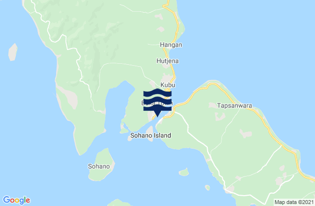 Mappa delle Getijden in Buka, Papua New Guinea