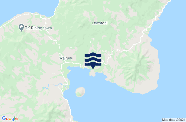 Mappa delle Getijden in Buri, Indonesia