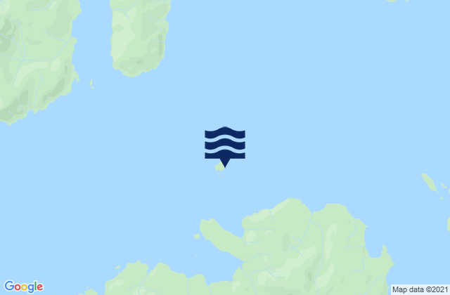 Mappa delle Getijden in Cabras Islands, United States