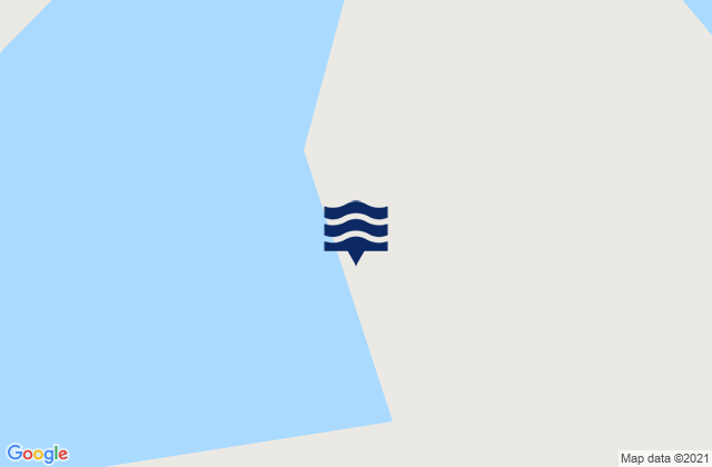 Mappa delle Getijden in Cameron Island, United States