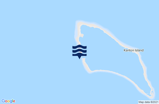 Mappa delle Getijden in Canton Is. (Kanton Is.), Kiribati