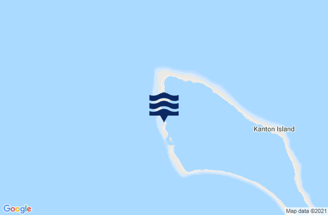 Mappa delle Getijden in Canton Island, Kiribati