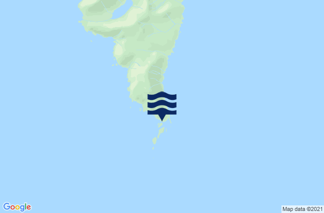 Mappa delle Getijden in Cape Bartolome, United States