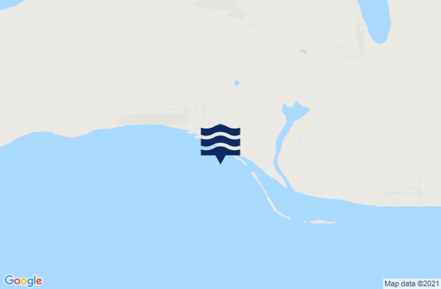 Mappa delle Getijden in Cape Bounty, United States