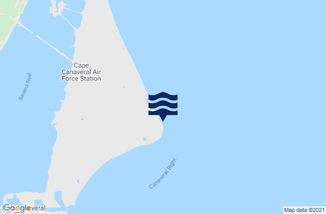 Mappa delle Getijden in Cape Canaveral, United States