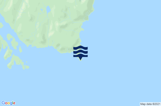 Mappa delle Getijden in Cape Chacon, United States