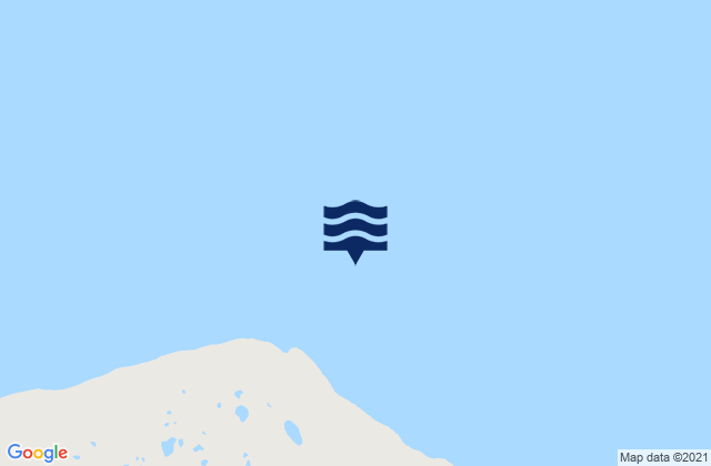 Mappa delle Getijden in Cape Chapman, Canada