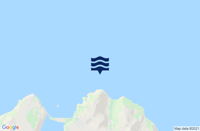Mappa delle Getijden in Cape Cheerful, United States