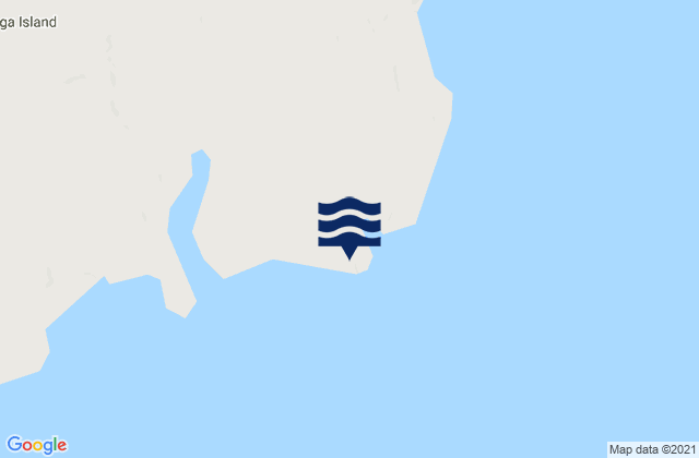 Mappa delle Getijden in Cape Chlanak, United States
