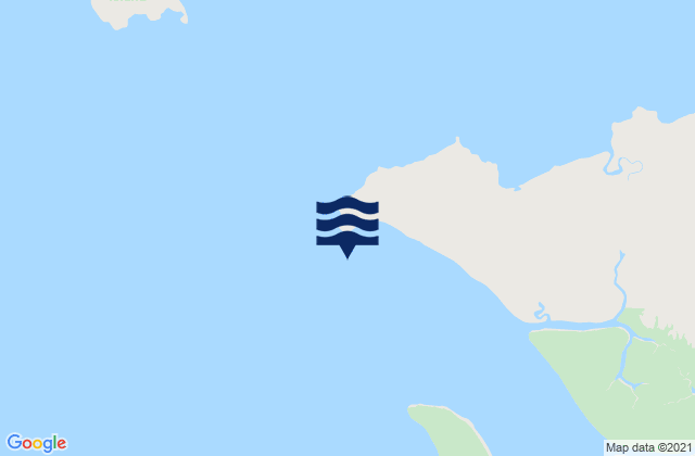 Mappa delle Getijden in Cape Domett, Australia