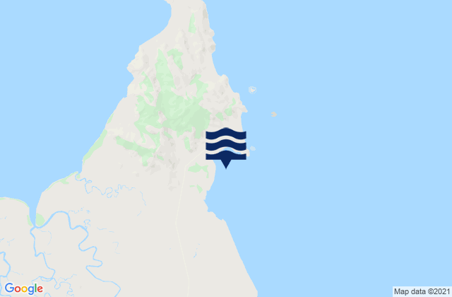Mappa delle Getijden in Cape Ferguson, Australia