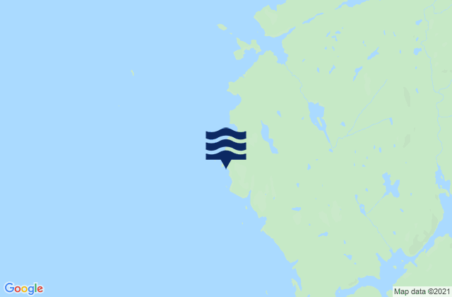 Mappa delle Getijden in Cape Fox, United States