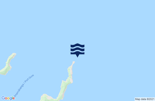 Mappa delle Getijden in Cape Jackson Rock Lighthouse, New Zealand