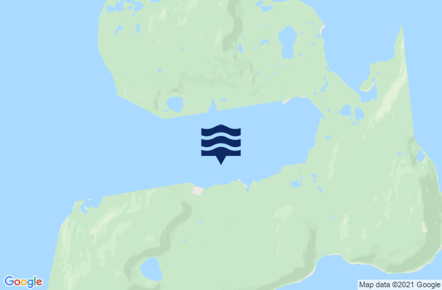 Mappa delle Getijden in Cape Kakkiviak (Williams Harbour), Canada