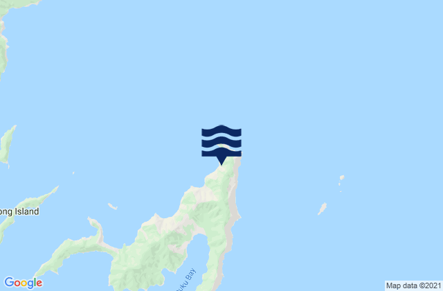 Mappa delle Getijden in Cape Koamaru, New Zealand