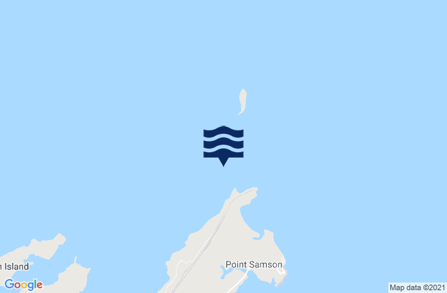 Mappa delle Getijden in Cape Lambert, Australia