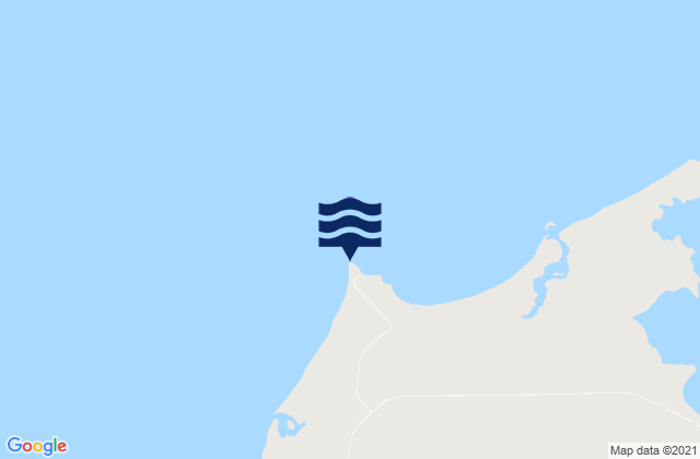Mappa delle Getijden in Cape Leveque, Australia