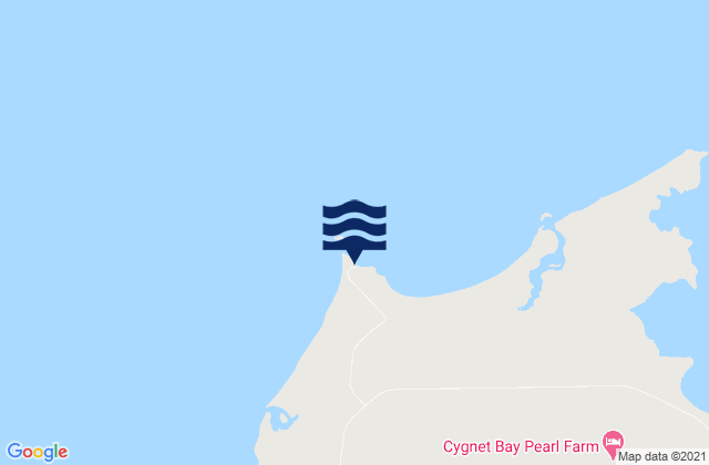 Mappa delle Getijden in Cape Leveque Lighthouse, Australia