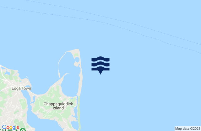 Mappa delle Getijden in Cape Poge Lt. 1.7 miles SSE of, United States