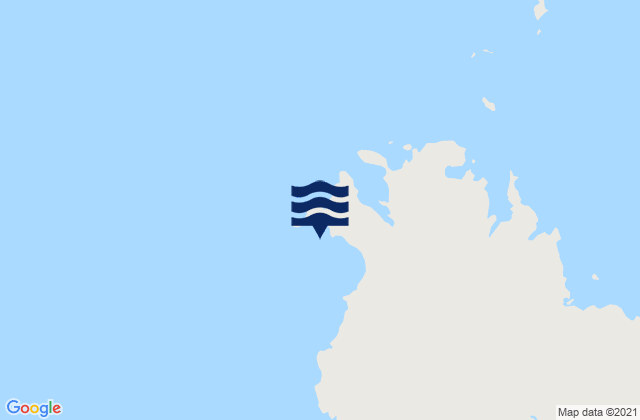 Mappa delle Getijden in Cape Voltaire, Australia