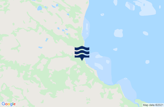 Mappa delle Getijden in Cape York Peninsula, Australia