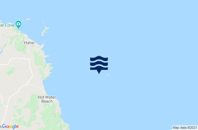 Mappa delle Getijden in Castle Island, New Zealand