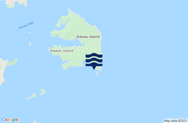 Mappa delle Getijden in Challenger Island (Little Kawau Island), New Zealand
