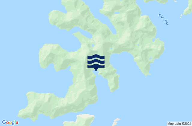 Mappa delle Getijden in Chance Cove (lagoon), United States