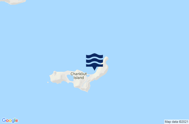 Mappa delle Getijden in Chankliut Island, United States