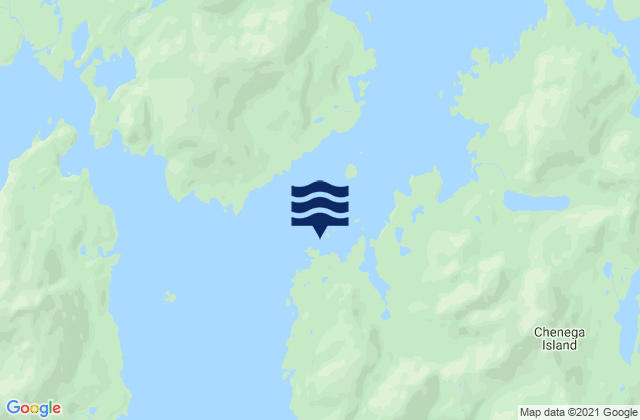 Mappa delle Getijden in Chenega Island (Dangerous Passage), United States