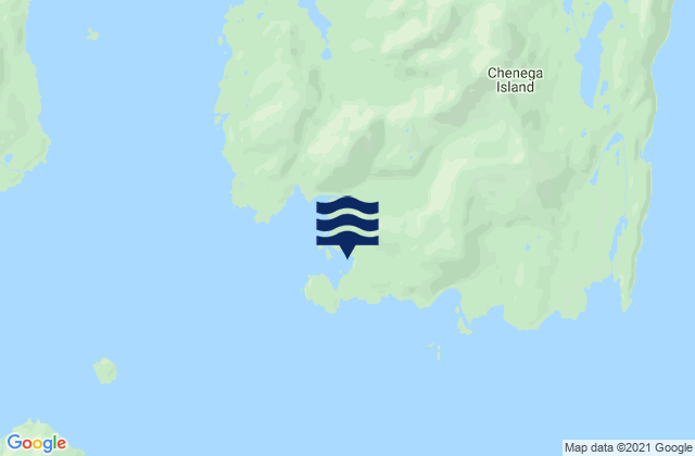 Mappa delle Getijden in Chenega Island (Southwest End), United States
