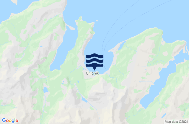 Mappa delle Getijden in Chignik (Anchorage Bay), United States