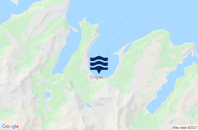 Mappa delle Getijden in Chignik Anchorage Bay, United States