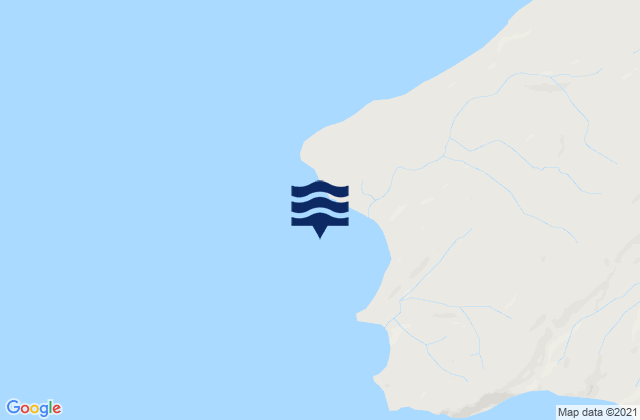 Mappa delle Getijden in Chirikof Island, United States