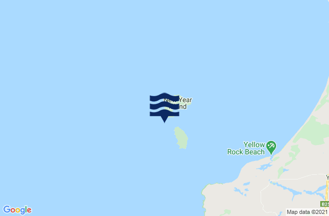 Mappa delle Getijden in Christmas Island, Australia