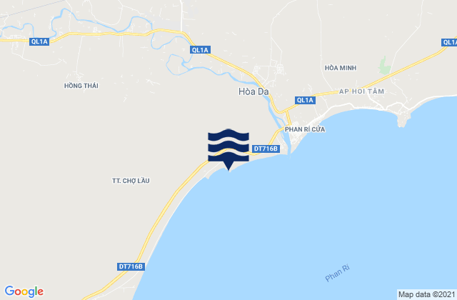 Mappa delle Getijden in Chợ Lầu, Vietnam
