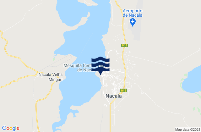 Mappa delle Getijden in Cidade de Nacala, Mozambique