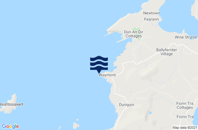 Mappa delle Getijden in Clogher Head, Ireland