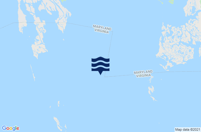 Mappa delle Getijden in Clump Island 2.5 n.mi. west of, United States
