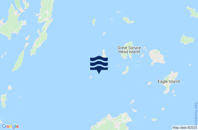 Mappa delle Getijden in Compass Island 0.4 nmi. ENE of, United States