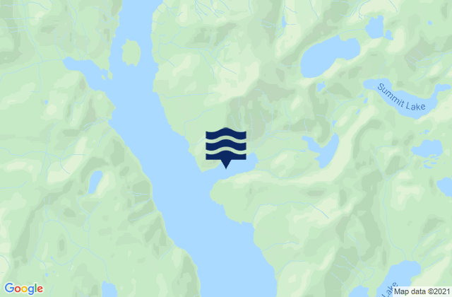 Mappa delle Getijden in Copper Harbor, United States